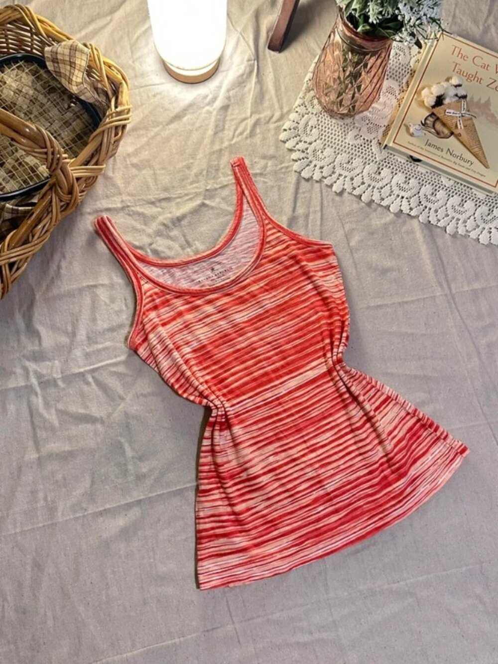 Banana Republic 100% cotton Striped Tank